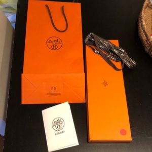 Hermès gift box with bag.